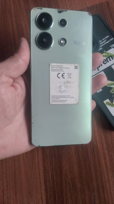 Redmi Note 13, 8+8GB 256GB pta officially approved,0335 9881853