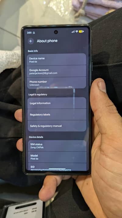 Google pixel 6A 6/128 03191104850. . . . .