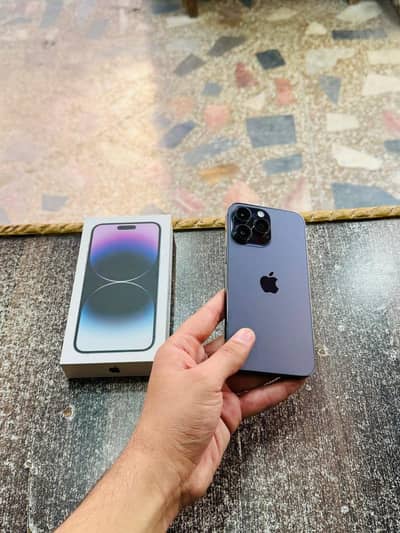 iphone 14 Pro Max with Box 256GB 84 Genuine Waterpack