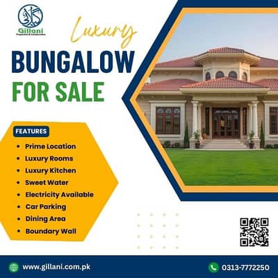 120 yards west open bungalow Andleeb Society Sector 48A Scheme 33 Karachi