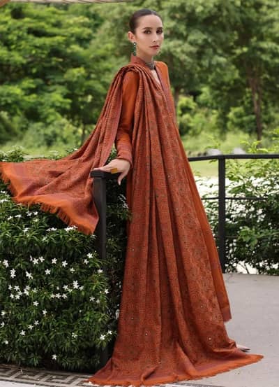 BAREEZE 3PC Embroidered Luxury Designer Lawn Vol-06 | Premium Chiffon