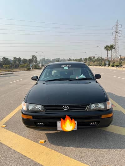 Corolla XE 1995 Black Islamabad Number |