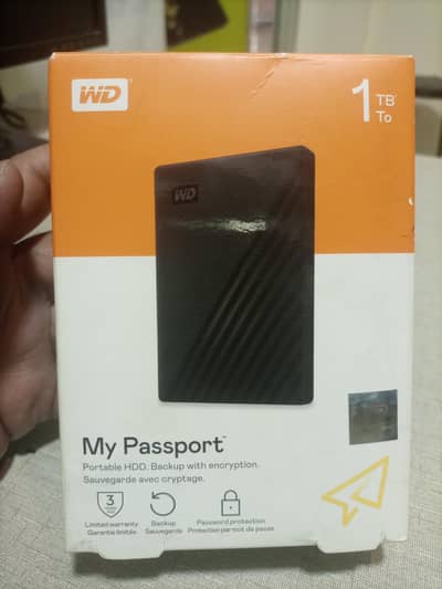 1 TB external hard drive ,, % health