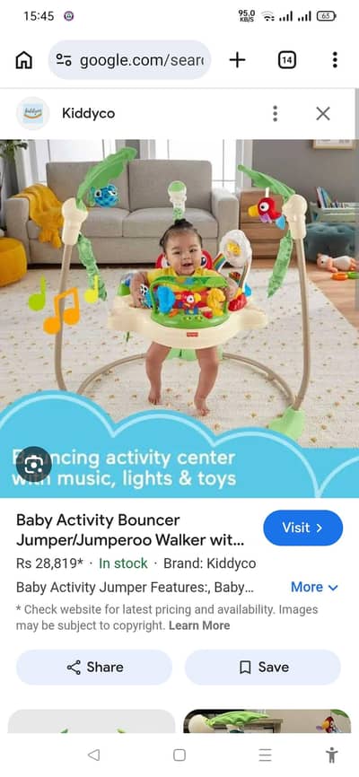 Baby jumper Jumping swing