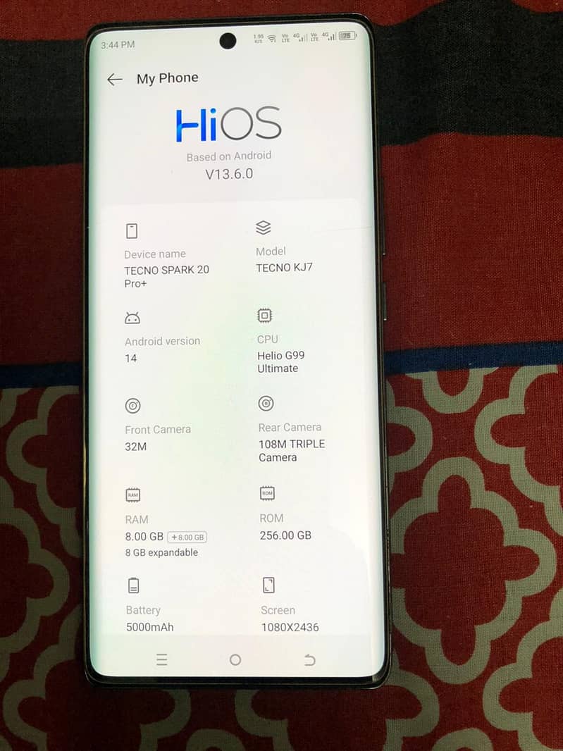 Tecno spark 20 pro plus 8