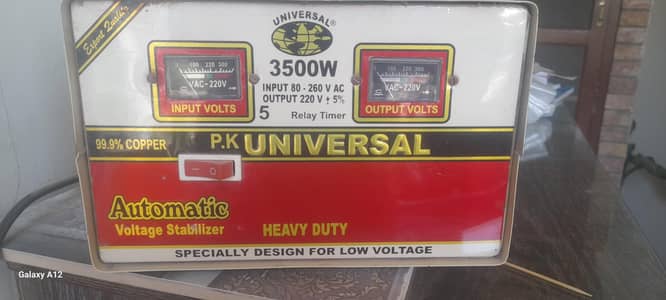 Stabilizers 3500 Watts & 7000 Watts