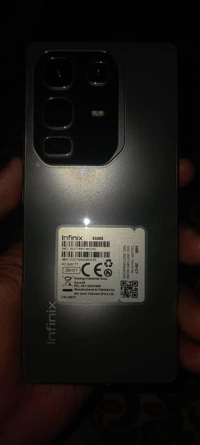 Infinix Note 50 pro 12/256 available With original charger & box Lahor