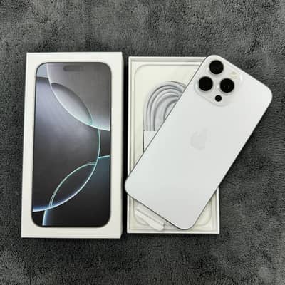 iphone 16 pro max jv complete box in warranty