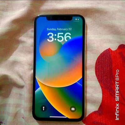iphone x nonpta  64 gp  with apple original charger