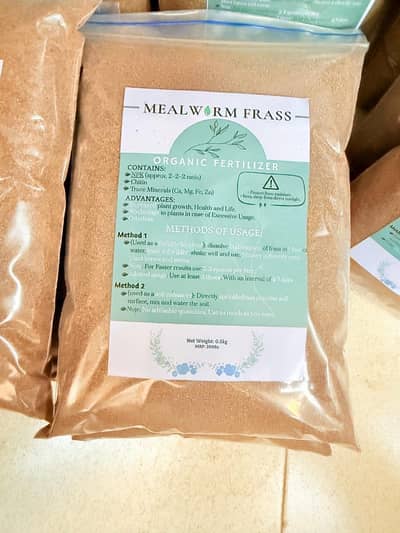 Organic Fertilizer - Mealworm Frass | Plant Growth Booster | Natural