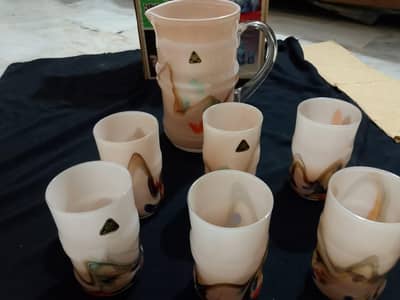 jug glass set