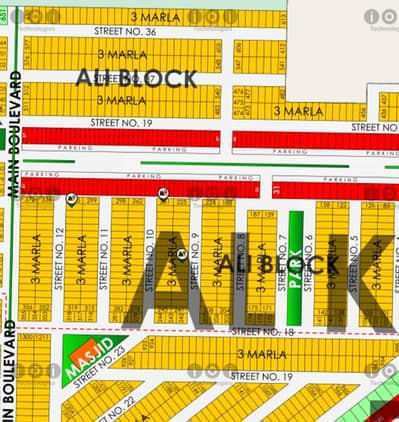 3 marla plot for sale in Ali block