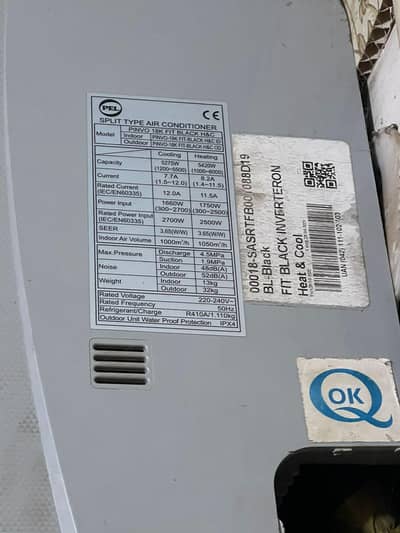 pel inverter AC heet and 