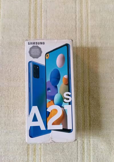 Samsung A21s 4/64 All Ok with Box And charger
