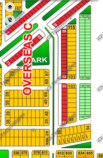 10 marla plot for sale in bahria Town overseas C