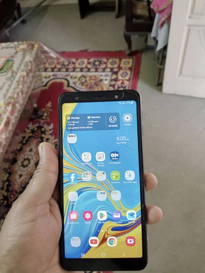 Samsung Mobile A7 (NON PTA) 4GB RAM & 128 GB