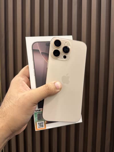 16 PRO MAX 256GB PTA APPROVED 100 Battry