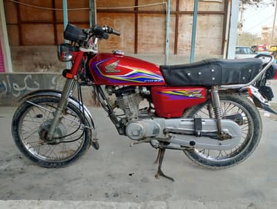 honda CG 125cc nawabshah registration 2017 model  genuine condition
