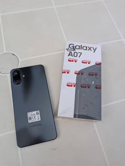 Samsung A07 4/128 with box and original cable