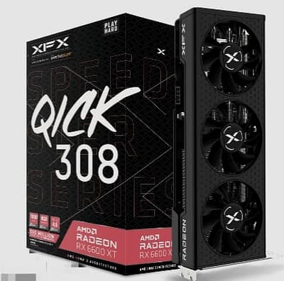XFX Speedster QICK 308 AMD Radeon™ RX 6600 XT Gaming Graphics Card