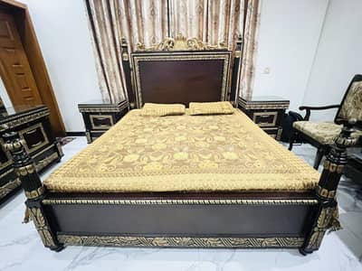 Bed Set (Bed, Side Tables, Dressing)