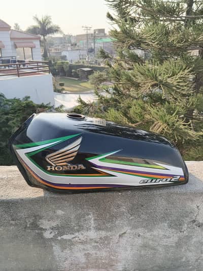 HONDA CG 125 2016 MODEL ORIGINAL BLACK FUEL TANK