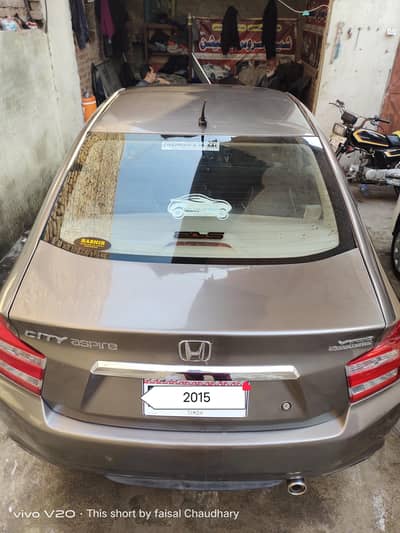 Honda City Aspire ivtec 1.3 Automatic full option 2015 Model