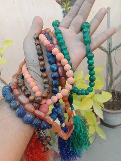 All Kinds Of 100% Natural Real StOnes Tasbeeh Available See Details. . .
