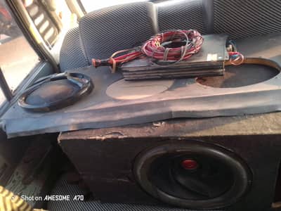 amplifier and speakers