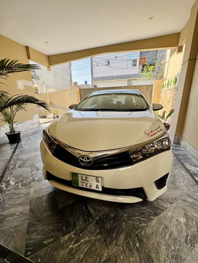 toyota corolla xli 16 model white color