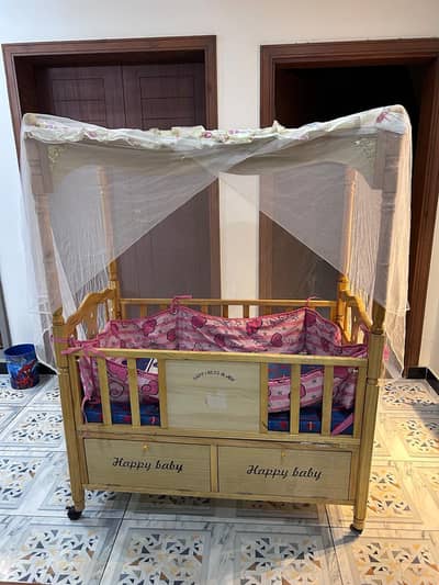 wooden Baby Cot