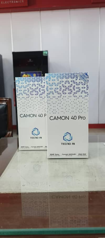 Available on easy installment-Tecno Camon 40 pro 8/256
