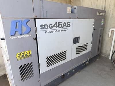 Airman SDG45AS 45 kVA Ultra-Silent Diesel Generator – Slightly Used