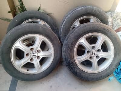 Honda Civic Reborn Tyres with Rims
