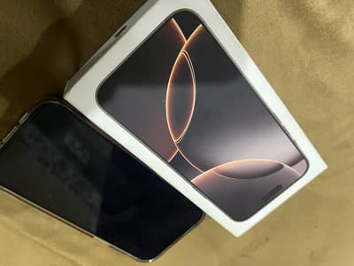 iPhone 17 pro max HK DUAL SIM PTA APPROVED 256gb desert tatinim