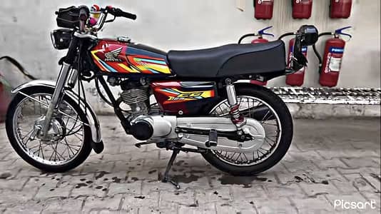 Honda 125 18 model double saman ka sath