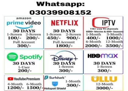 IPTV Opplex |Starshare | B1G | Ultra 4k | Geo tv | 03039908152