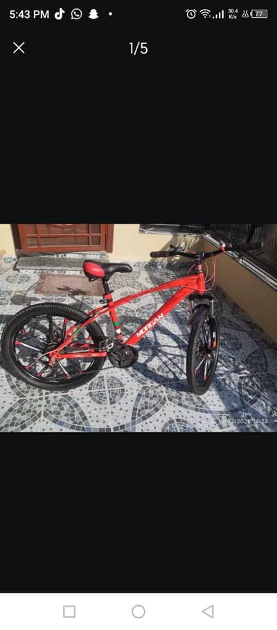 brand new cycle only 1month used