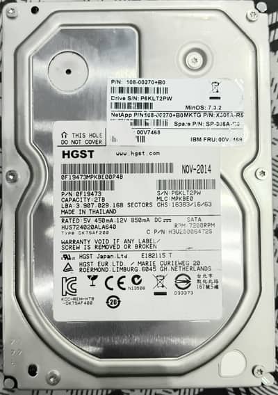 Hard drive Hitachi 2TB