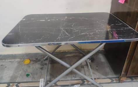 table with chair for study and laptop work