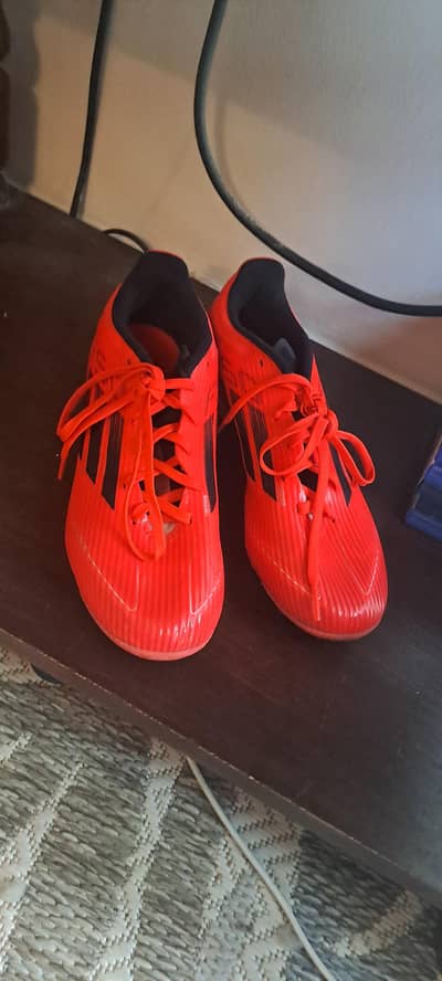 Adidas laced elite F50s vivid horizon studs (neon pink) boots