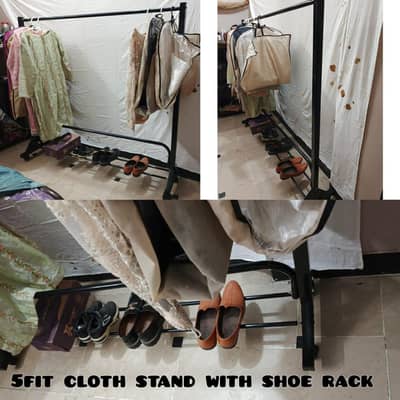 NEW HANGING TROLLY _WITH HEAVY STRONGEST SHOE RACK