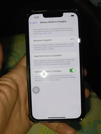 iPhone 13 with 97℅ battery health