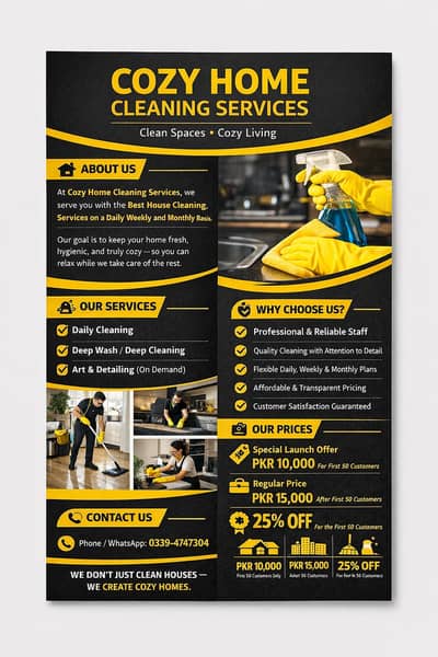 HOUSE CLEANING SERVICE WITH PROPER ELEGENCE