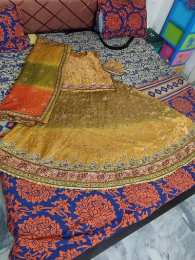 tie & die hand work shararah. . . .