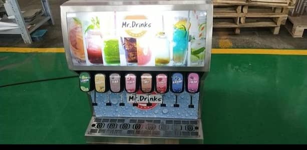 Soda machine imported/8th flavors