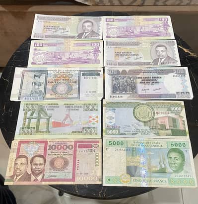 Old & New Bank Notes & Coins