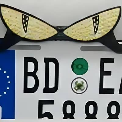 Universal LED Devil Eyes License Plate Light