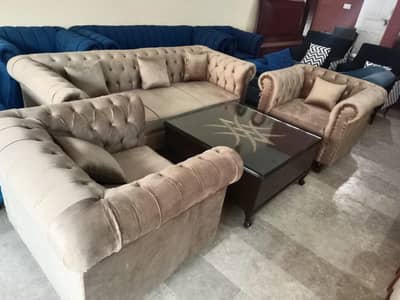 Wholesale Brand New 7,2,5 Seater Chesterfield Sofa Set