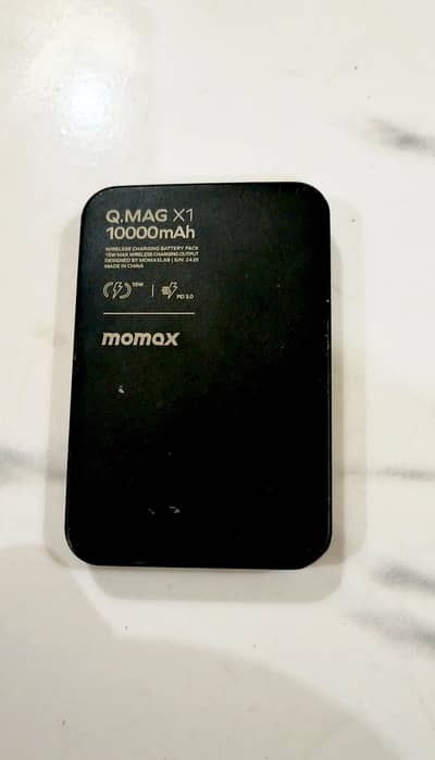 Momax Q. Mag X1 10000mAh Wireless Power Bank (15W PD Fast Charging)